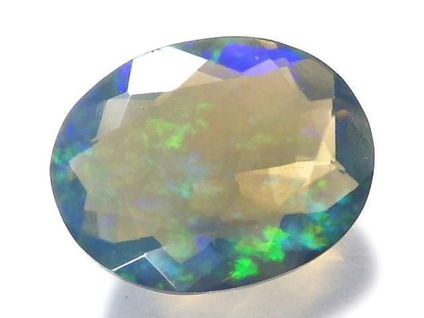 [Video][One of a kind] High Quality Black Opal AAA Loose stone Faceted 1pc NO.199