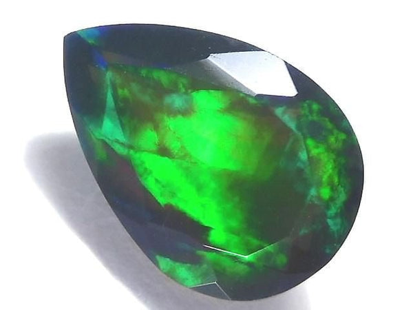 [Video][One of a kind] High Quality Black Opal AAA Loose stone Faceted 1pc NO.200
