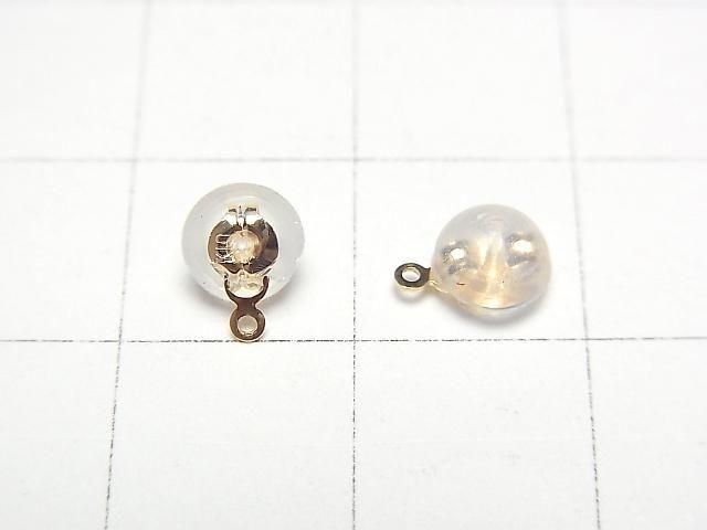 [Video][K10 Yellow Gold] Silicone Back with Ring (Bra Type) 1 Pair