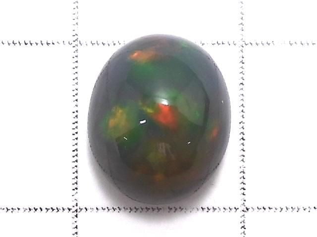 [Video][One of a kind] Black Opal AAA Cabochon 1pc NO.45