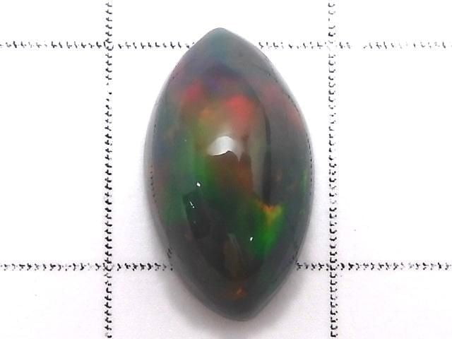 [Video][One of a kind] Black Opal AAA Cabochon 1pc NO.49