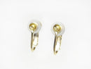[Video] [K10 Yellow Gold] Earring Parts, Spring Type with Heaton, 1 Pair