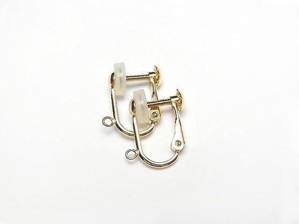 [Video] [K10 Yellow Gold] Earring Parts with Spring Ring 1 Pair