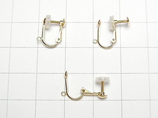 [Video] [K10 Yellow Gold] Earring Parts with Spring Ring, 1 Pair