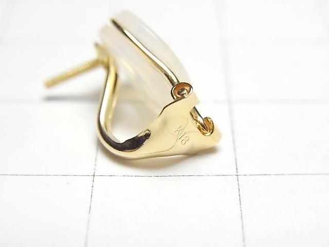 [Video] [18K Yellow Gold] Clip-on Earrings with Heatons (1 pair)