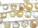 [Video] Rutilated Quartz AA+ Chestnut (Smooth) 1strand (16pcs )