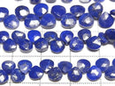 [Video]Lapislazuli AA++ Chestnut Faceted Briolette 1strand beads (aprx.6inch/16cm)
