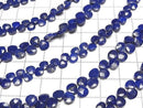 [Video]Lapislazuli AA++ Chestnut Faceted Briolette 1strand beads (aprx.6inch/16cm)