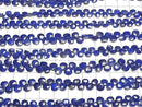 [Video]Lapislazuli AA++ Chestnut Faceted Briolette 1strand beads (aprx.6inch/16cm)