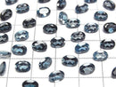 [Video]High Quality London Blue Topaz AAA Loose stone Oval Faceted 7x5mm 2pcs