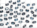 [Video]High Quality London Blue Topaz AAA Loose stone Oval Faceted 7x5mm 2pcs