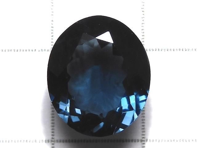 [Video][One of a kind] High Quality London Blue Topaz AAA Loose stone Faceted 1pc NO.169
