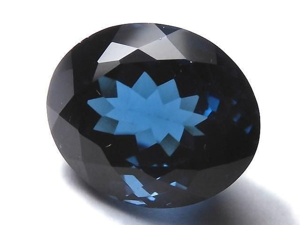 [Video][One of a kind] High Quality London Blue Topaz AAA Loose stone Faceted 1pc NO.171