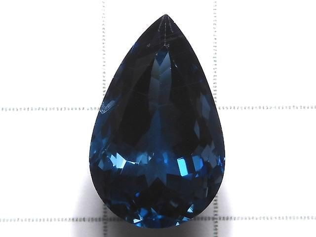 [Video][One of a kind] High Quality London Blue Topaz AAA Loose stone Faceted 1pc NO.172
