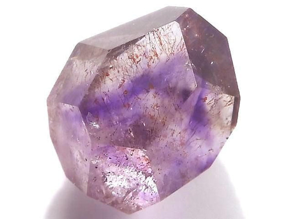 [Video][One of a kind] Elestial Quartz AAA- Faceted Nugget Loose stone 1pc NO.30