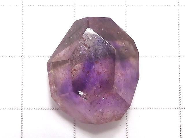 [Video][One of a kind] Elestial Quartz AAA- Faceted Nugget Loose stone 1pc NO.30