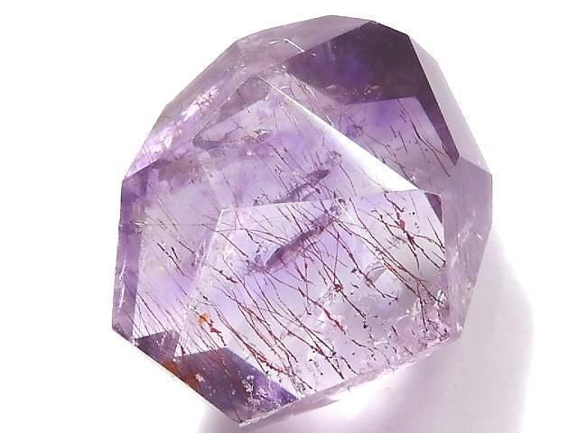 [Video][One of a kind] Elestial Quartz AAA- Faceted Nugget Loose stone 1pc NO.31