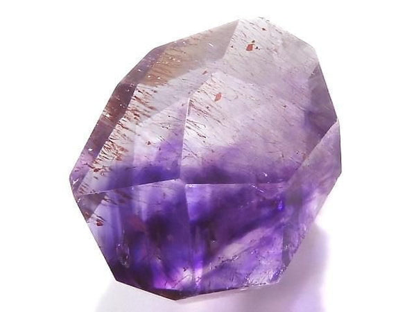 [Video][One of a kind] Elestial Quartz AAA- Faceted Nugget Loose stone 1pc NO.33