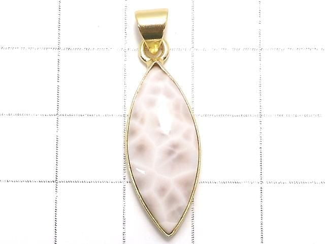 [Video][One of a kind] Thomsonite Pendant 18KGP NO.221