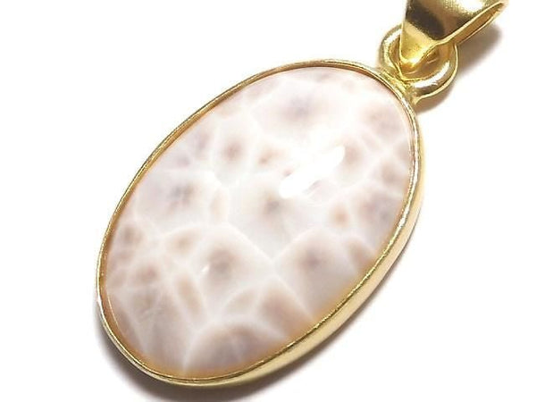 [Video][One of a kind] Thomsonite Pendant 18KGP NO.224