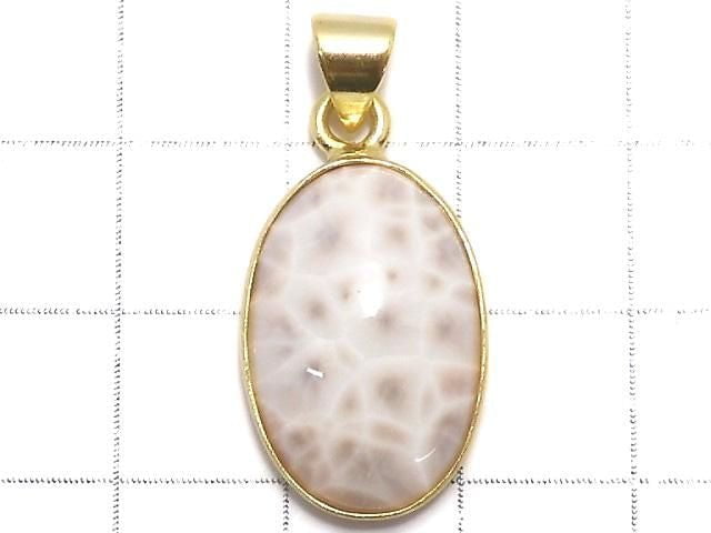 [Video][One of a kind] Thomsonite Pendant 18KGP NO.224