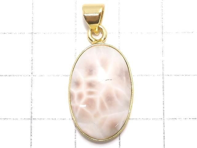 [Video][One of a kind] Thomsonite Pendant 18KGP NO.227