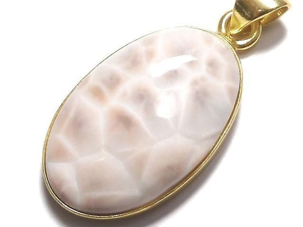 [Video][One of a kind] Thomsonite Pendant 18KGP NO.228