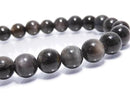 [Video][One of a kind] Black Star Sapphire Round 7mm Bracelet NO.4