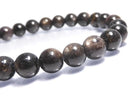 [Video][One of a kind] Black Star Sapphire Round 7mm Bracelet NO.6