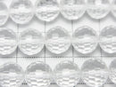 [Video] High Quality! Crystal (Synthetic Quartz) AAA 128 Faceted Round 10mm half or 1 strand beads (approx. 15 inches/37 cm)