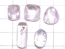 [Video][One of a kind] Kunzite AAA Cabochon 5pcs Set NO.36