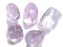 [Video][One of a kind] Kunzite AAA Cabochon 5pcs Set NO.37