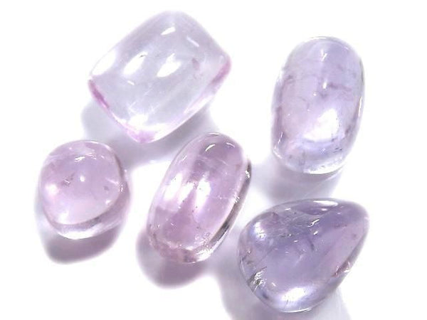 [Video][One of a kind] Kunzite AAA Cabochon 5pcs Set NO.39