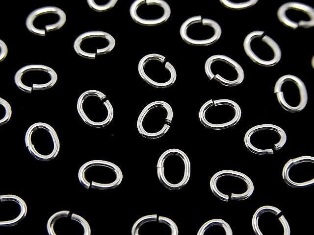Silver925  Oval Jump Ring [3mm][4mm][5mm] No coating  10pcs