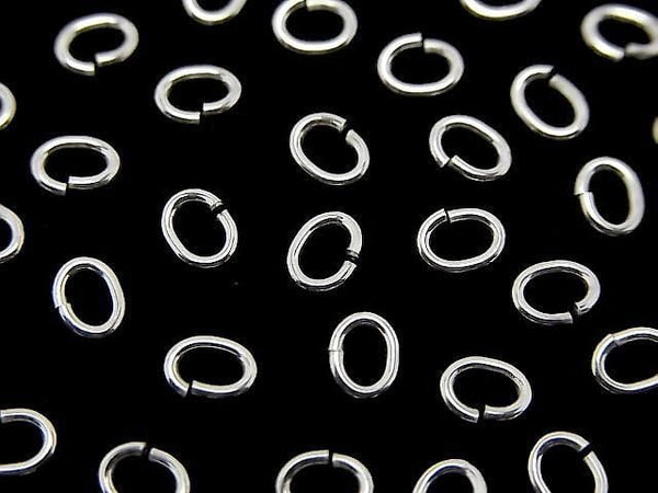 Silver925  Oval Jump Ring [3mm][4mm][5mm] No coating  20pcs