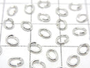 Silver925  Oval Jump Ring [3mm][4mm][5mm] No coating  10pcs