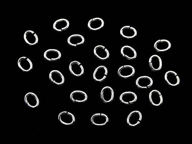 Silver925  Oval Jump Ring [3mm][4mm][5mm] No coating  10pcs