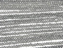 High Quality! Gray Flash Crystal Faceted Round 3mm 1strand Beads (approx. 15 inches/37 cm)