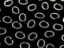 Silver925  Oval Jump Ring [3mm][4mm][5mm] Rhodium Plated  20pcs