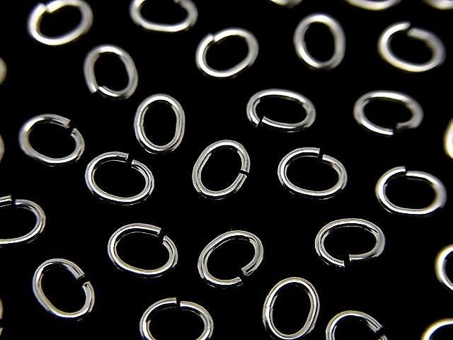 Silver925  Oval Jump Ring [3mm][4mm][5mm] Rhodium Plated  20pcs