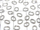 Silver925  Oval Jump Ring [3mm][4mm][5mm] Rhodium Plated  20pcs