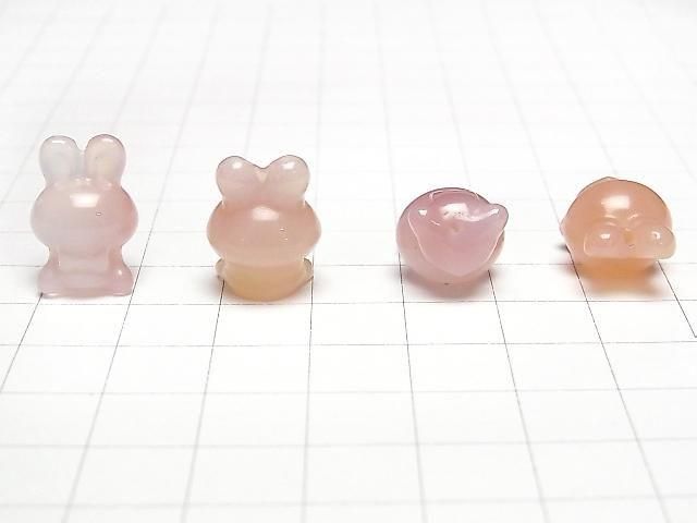 [Video] Agate Rabbit Motif 18x13mm [Drilled Hole] 3pcs