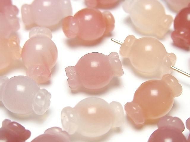 [Video] Agate Candy Motif 9x13mm [Drilled Hole] 3pcs