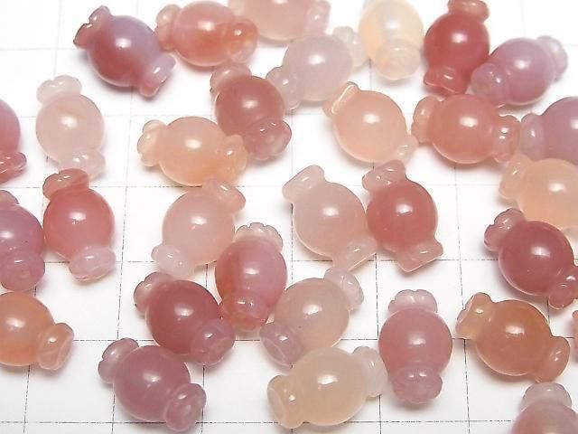 [Video] Agate Candy Motif 9x13mm [Drilled Hole] 3pcs