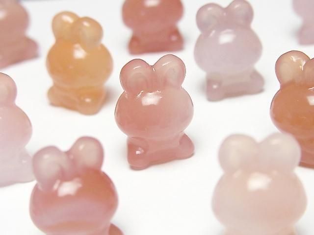 [Video] Agate Rabbit Motif 18x13mm [Undrilled] 3pcs