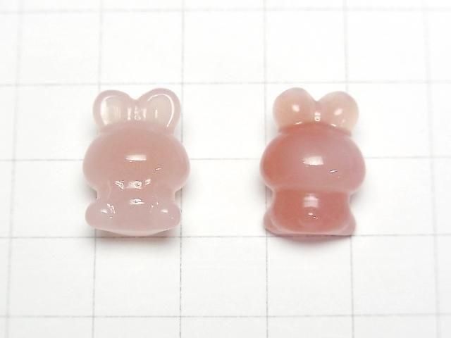 [Video] Agate Rabbit Motif 18x13mm [Undrilled] 3pcs