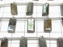 [Video] High Quality Labradorite AA++ Rectangle Faceted 1strand (8pcs)