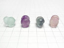 [Video] Multicolor Fluorite AAA- Sheep Motif 14x17mm [Undrilled] 5pcs