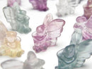 [Video] Multicolor Fluorite AAA- Fairy Motif 17x13mm [Undrilled] 5pcs