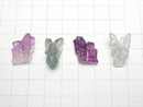 [Video] Multicolor Fluorite AAA- Fairy Motif 17x13mm [Undrilled] 5pcs